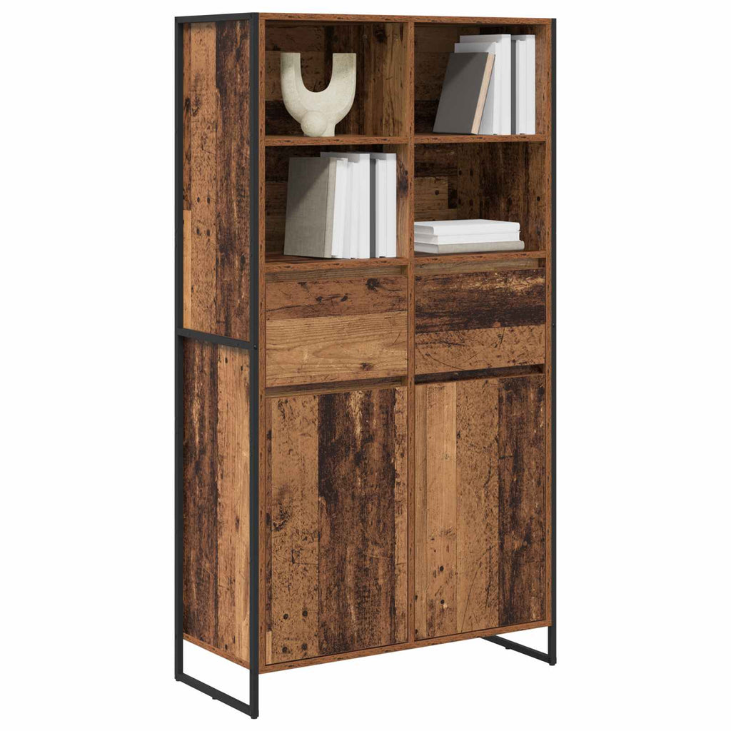vidaXL Sideboard 2 pcs Altholz 81 x 36 x 150.5 cm Holzwerkstoff