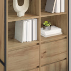 vidaXL Sideboard 2 pcs Kunsthandwerk Eiche 81 x 36 x 150.5 cm