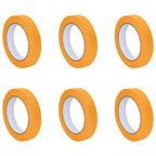 vidaXL Malerklebebänder 6 pcs Gelb 19mm x 50m Papier