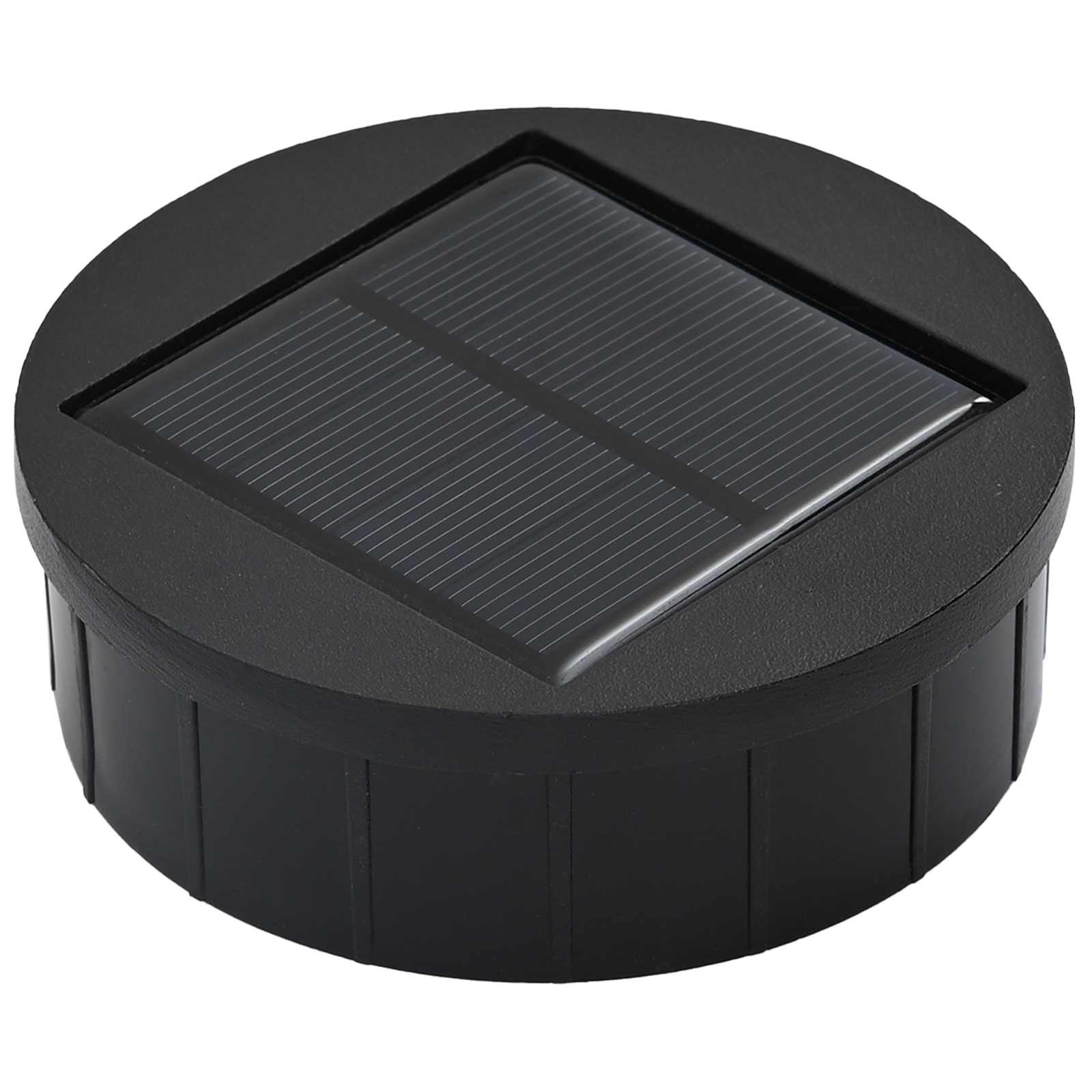 vidaXL Solar LED Wegeleuchte 2 pcs Schwarz Kalt gewalzter Stahl