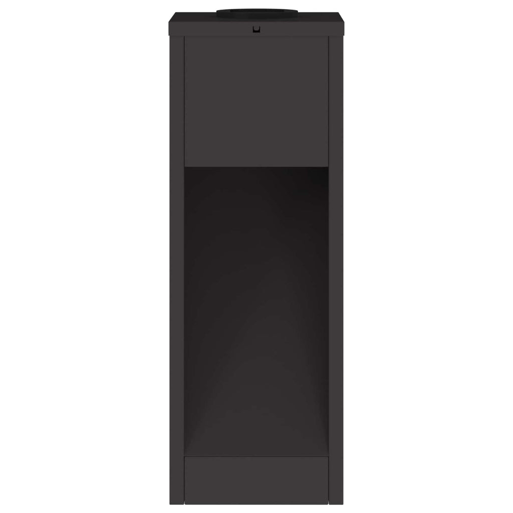 vidaXL Solar LED Wegeleuchte 2 pcs Schwarz Kalt gewalzter Stahl