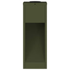 vidaXL Solar LED Wegeleuchte 2 pcs Olive Grün Kalt gewalzter Stahl