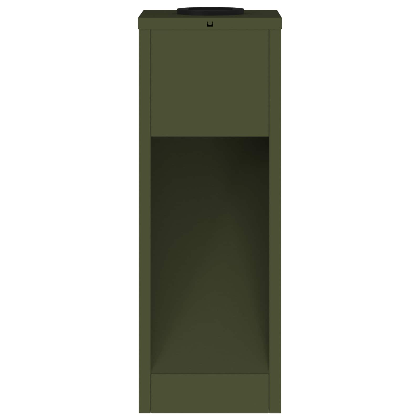 vidaXL Solar LED Wegeleuchte 2 pcs Olive Grün Kalt gewalzter Stahl