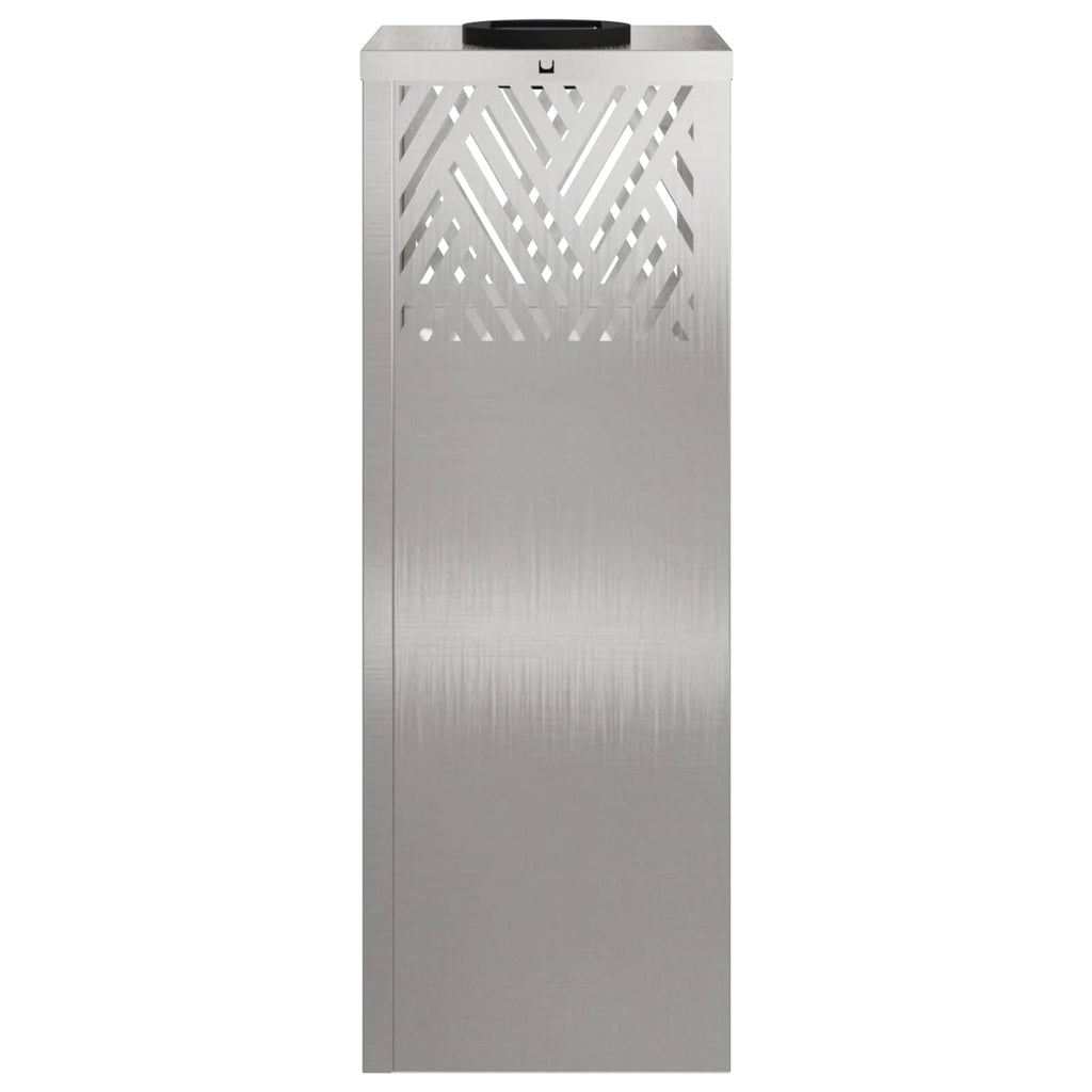 vidaXL Solar LED Weg Licht 2 pcs Silber Edelstahl