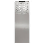 vidaXL Solar LED Weg Licht 2 pcs Silber Edelstahl