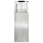 vidaXL Solar LED Weg Licht 2 pcs Silber Galvanisiert