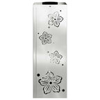 vidaXL Solar LED Weg Licht 2 pcs Silber Galvanisiertes Stahl