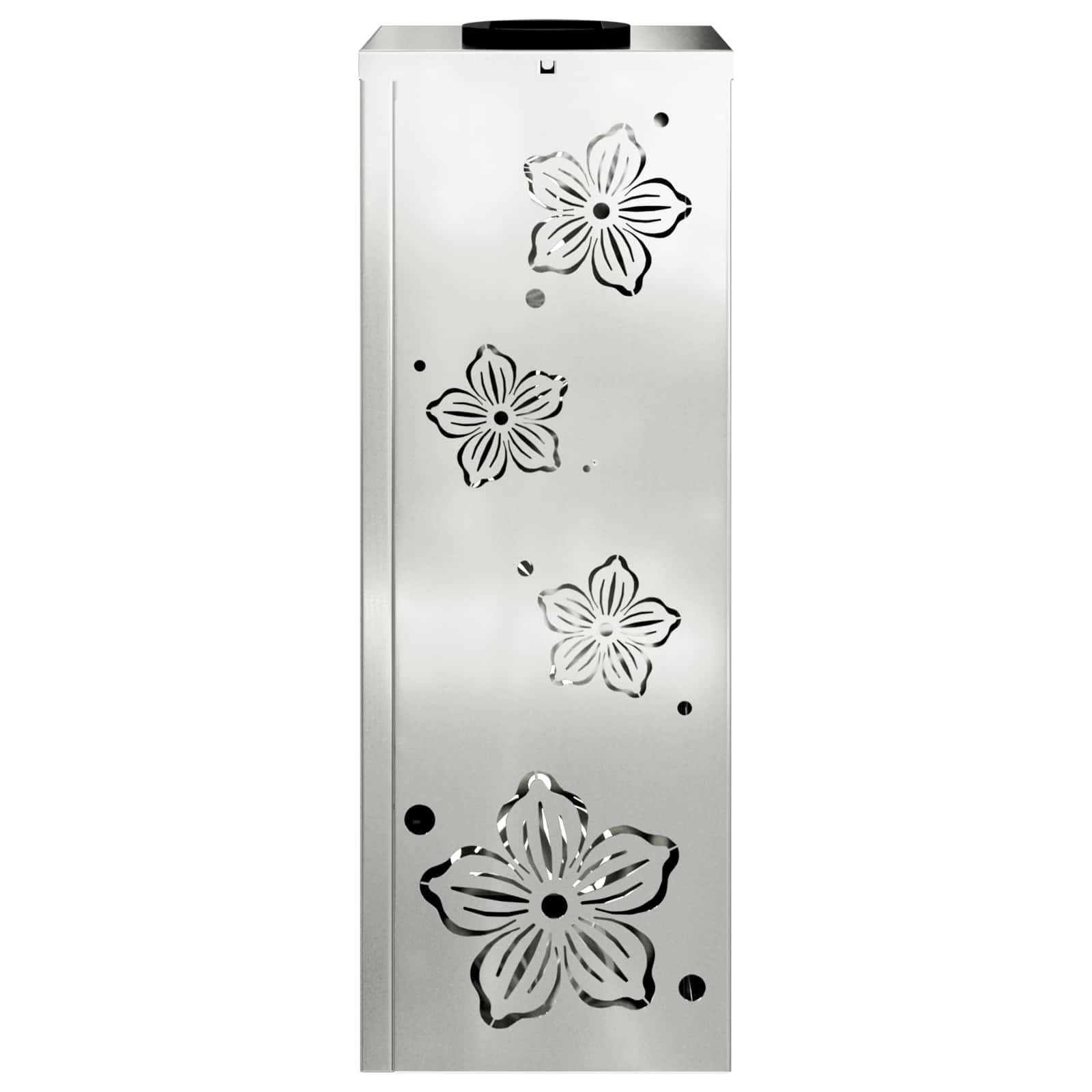 vidaXL Solar LED Weg Licht 2 pcs Silber Galvanisiertes Stahl