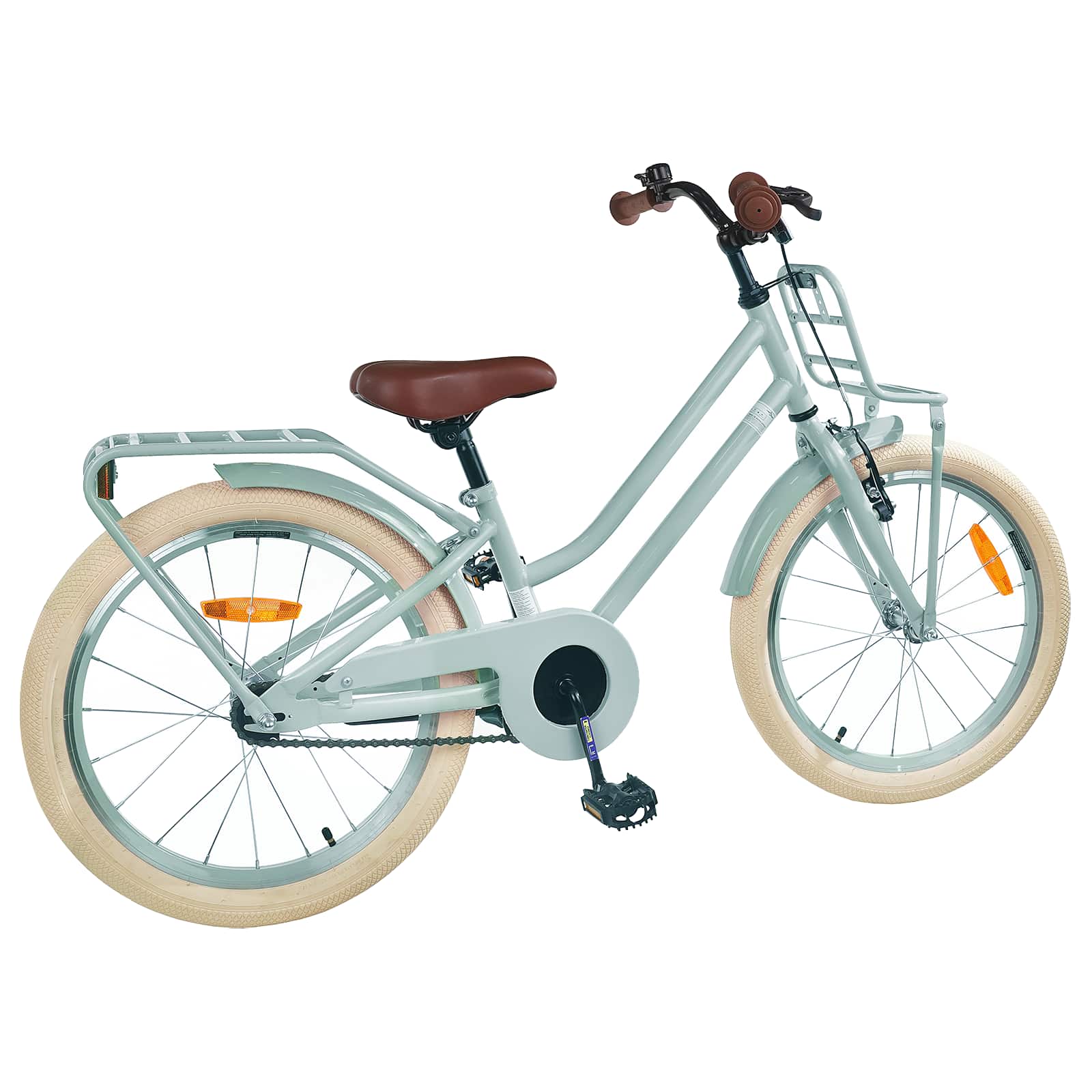 vidaXL Kinderfahrrad 20 Zoll für 6-11 Jahre alt Hellgrün