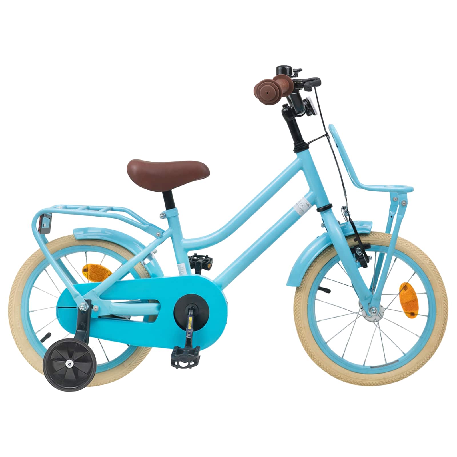 vidaXL Kinderfahrrad 12 Zoll für 2-4 Jahre alt Himmelblau