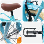 vidaXL Kinderfahrrad 14 Zoll für 3-5 Jahre alt Himmelblau