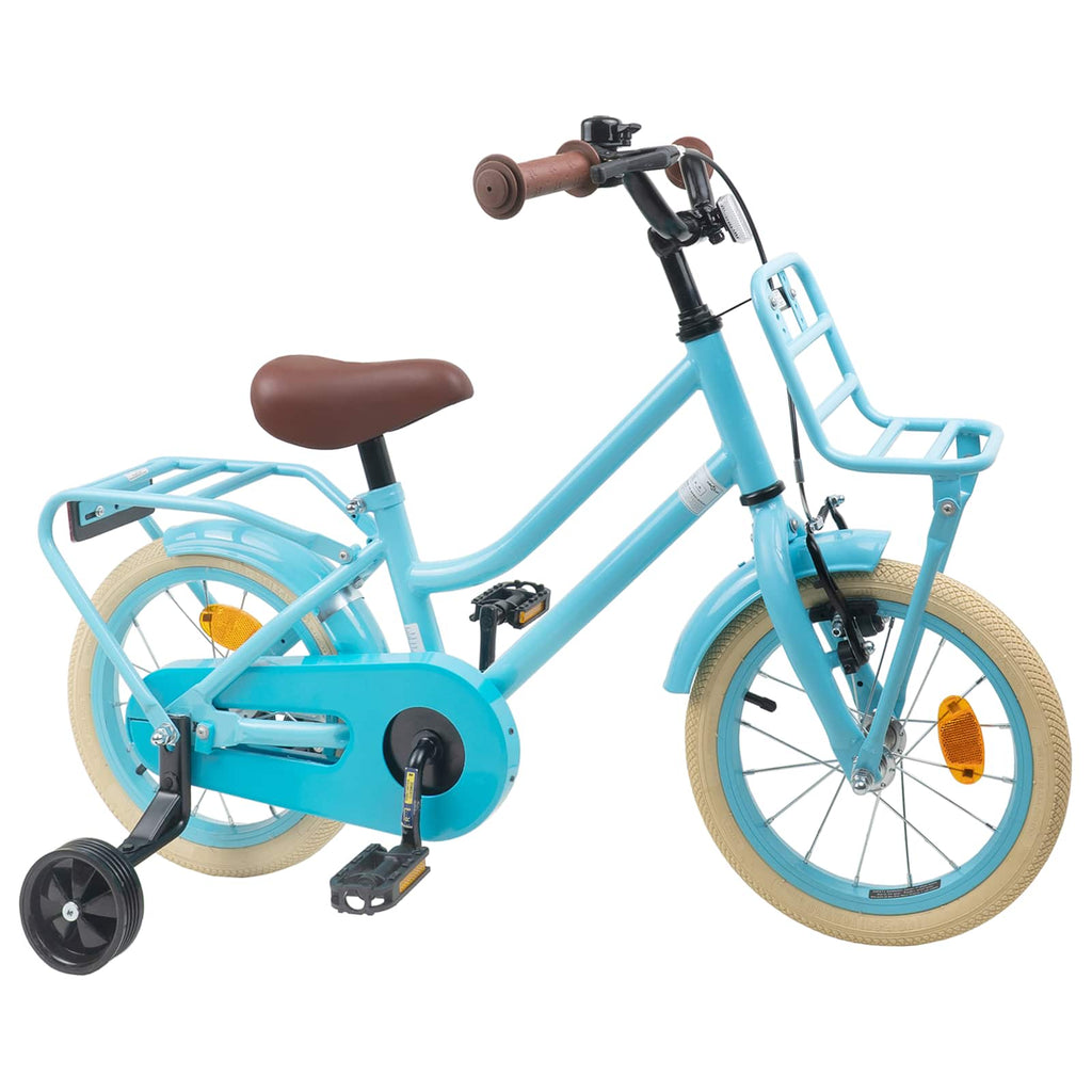 vidaXL Kinderfahrrad 14 Zoll für 3-5 Jahre alt Himmelblau