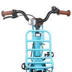 vidaXL Kinderfahrrad 22 Zoll für 7-12 Jahre alt Himmelblau