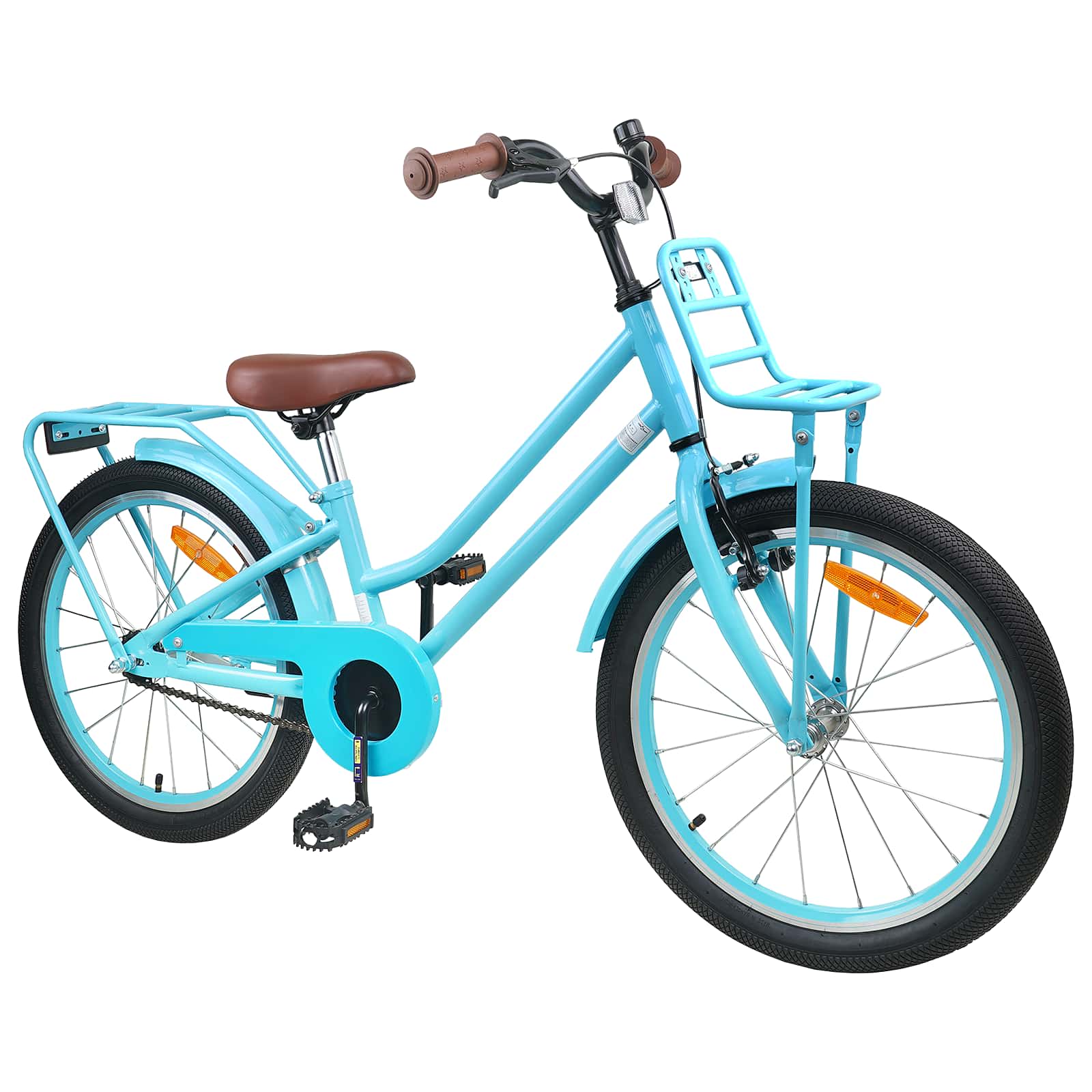 vidaXL Kinderfahrrad 22 Zoll für 7-12 Jahre alt Himmelblau