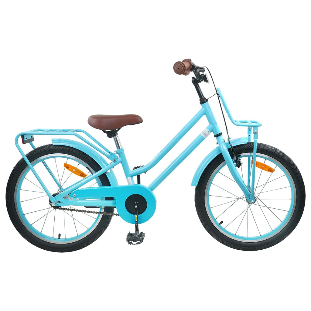 vidaXL Kinderfahrrad 22 Zoll für 7-12 Jahre alt Himmelblau