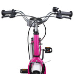 vidaXL Kinderfahrrad 24 Zoll für 8-12 Jahre alt Pink Weiß