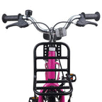 vidaXL Kinderfahrrad 18 Zoll für 5-7 Jahre alt Rosa und Schwarz