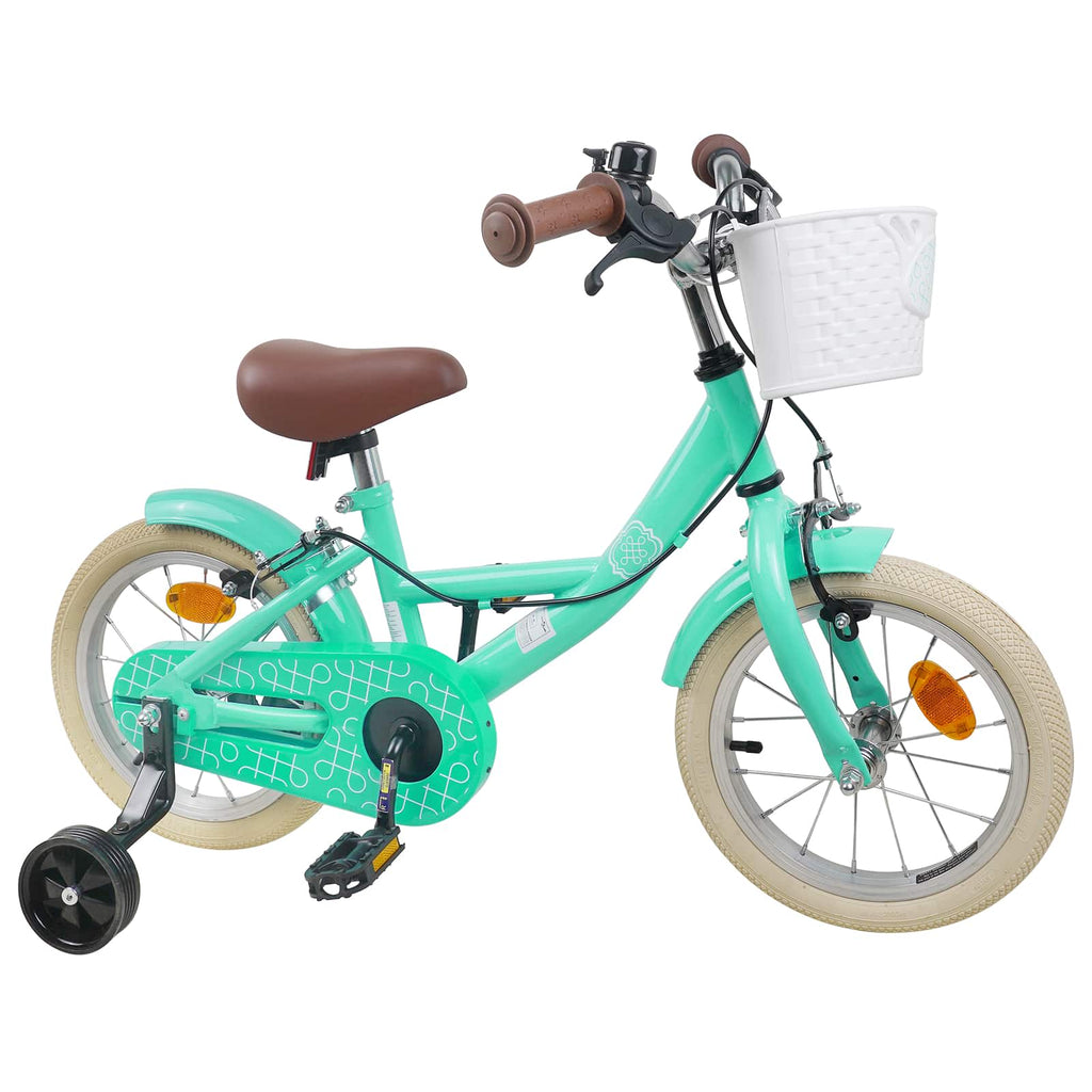 vidaXL Kinderfahrrad 12 Zoll für 2-4 Jahre alt Meergrün