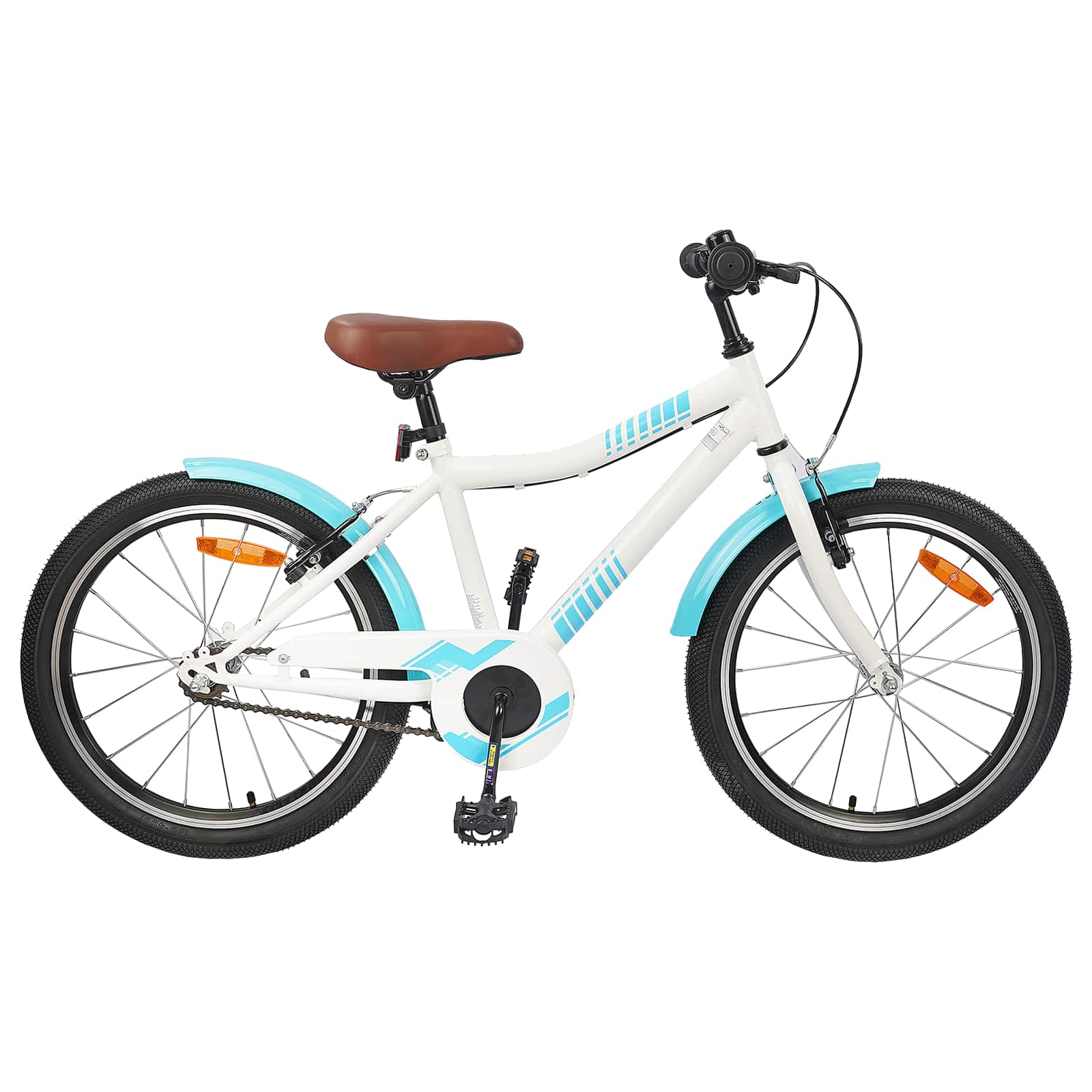 vidaXL Kinderfahrrad 24 Zoll für 8-12 Jahre alt Himmelblau