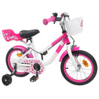 vidaXL Kinderfahrrad Mit Stützrädern 12 Zoll für 2-4 Jahre alt Rosa
