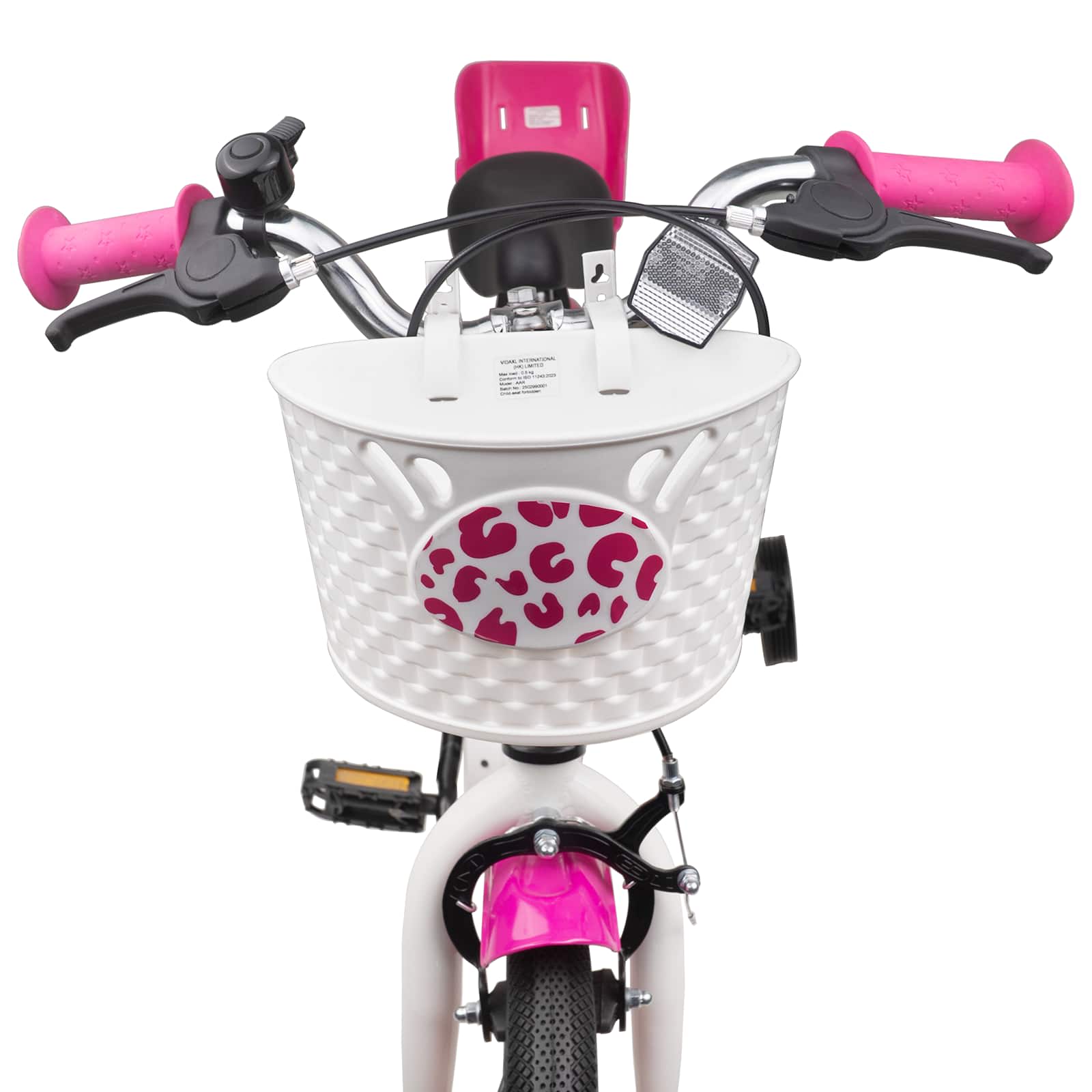 vidaXL Kinderfahrrad Mit Stützrädern 14 Zoll für 3-5 Jahre alt Rosa