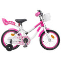 vidaXL Kinderfahrrad Mit Stützrädern 14 Zoll für 3-5 Jahre alt Rosa