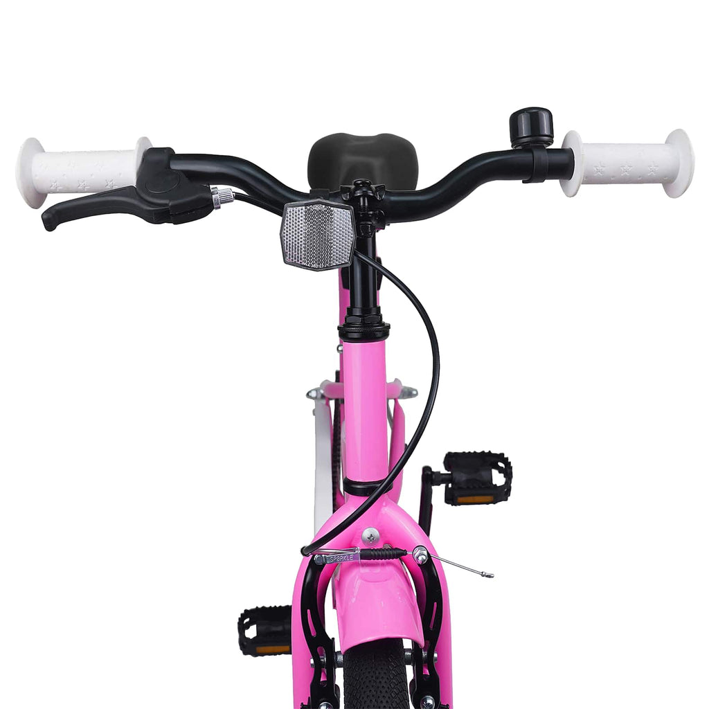 vidaXL Kinderfahrrad 22 Zoll für 7-12 Jahre alt Dunkelrosa