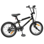 vidaXL BMX Rad 20 Zoll für über 9 Jahre alt Schwarz