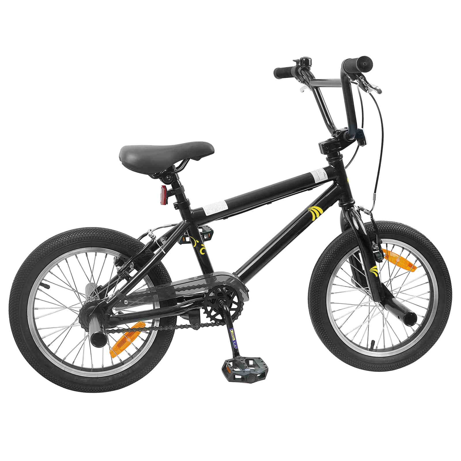 vidaXL BMX Rad 20 Zoll für über 9 Jahre alt Schwarz