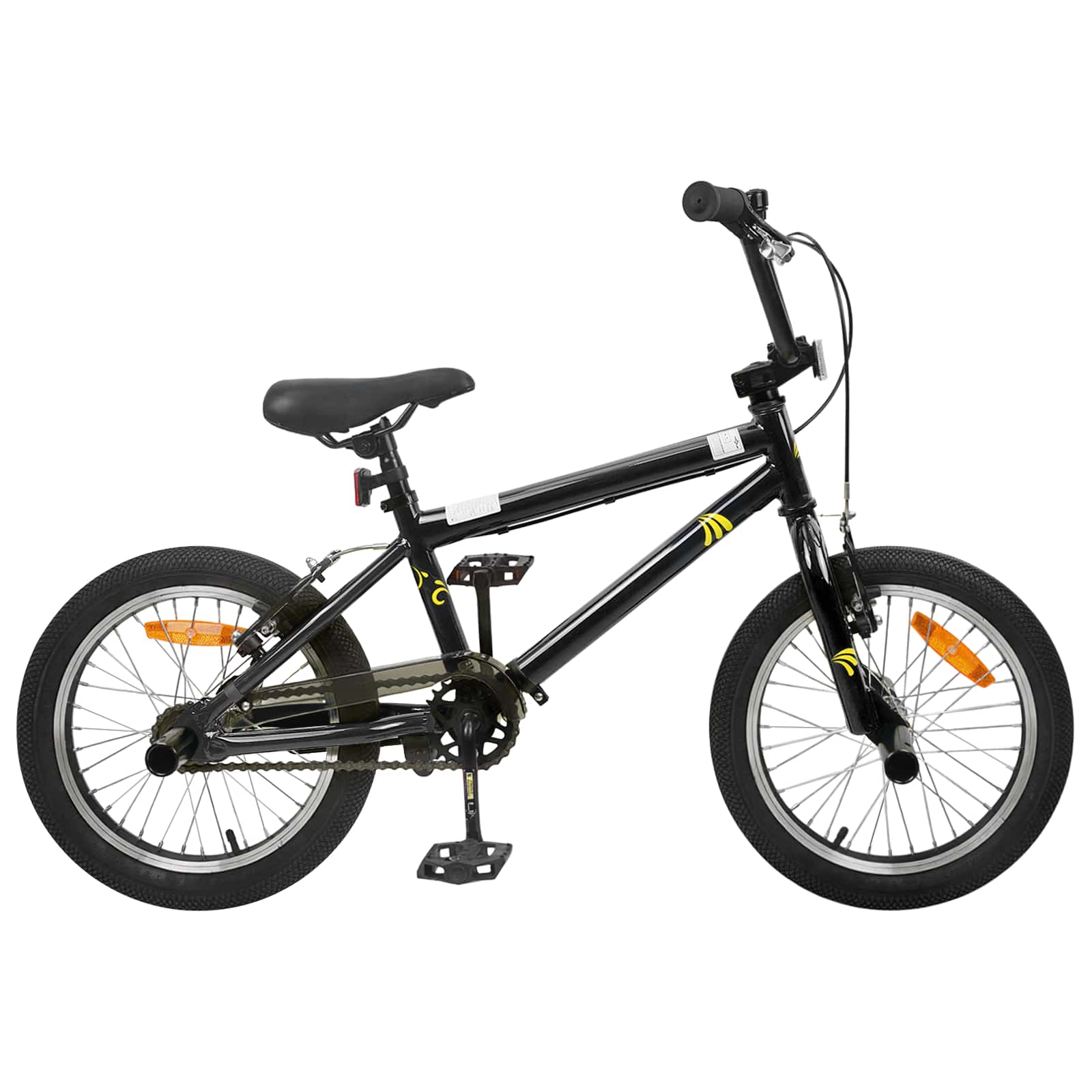 vidaXL BMX Rad 20 Zoll für über 9 Jahre alt Schwarz