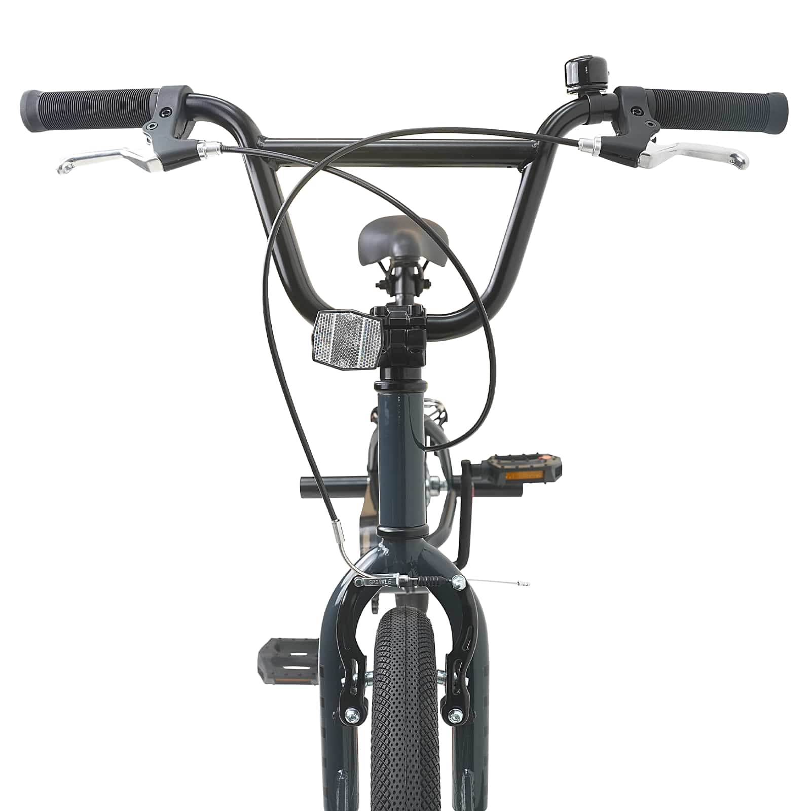 vidaXL BMX Rad 16 Zoll für 5-8 Jahre alt Dunkelgrau