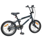 vidaXL BMX Rad 16 Zoll für 5-8 Jahre alt Dunkelgrau