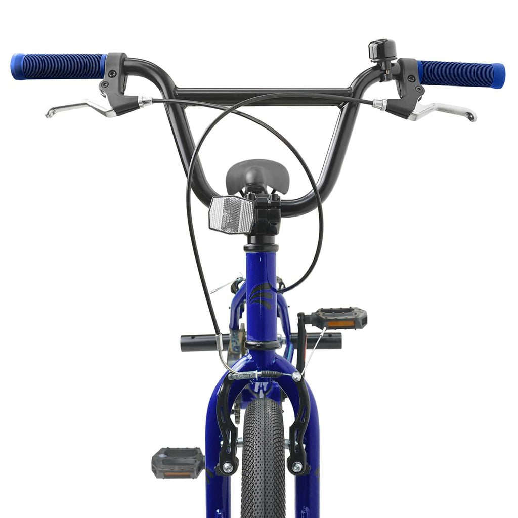 vidaXL BMX Rad 18 Zoll für 7-10 Jahre alt Dunkelblau