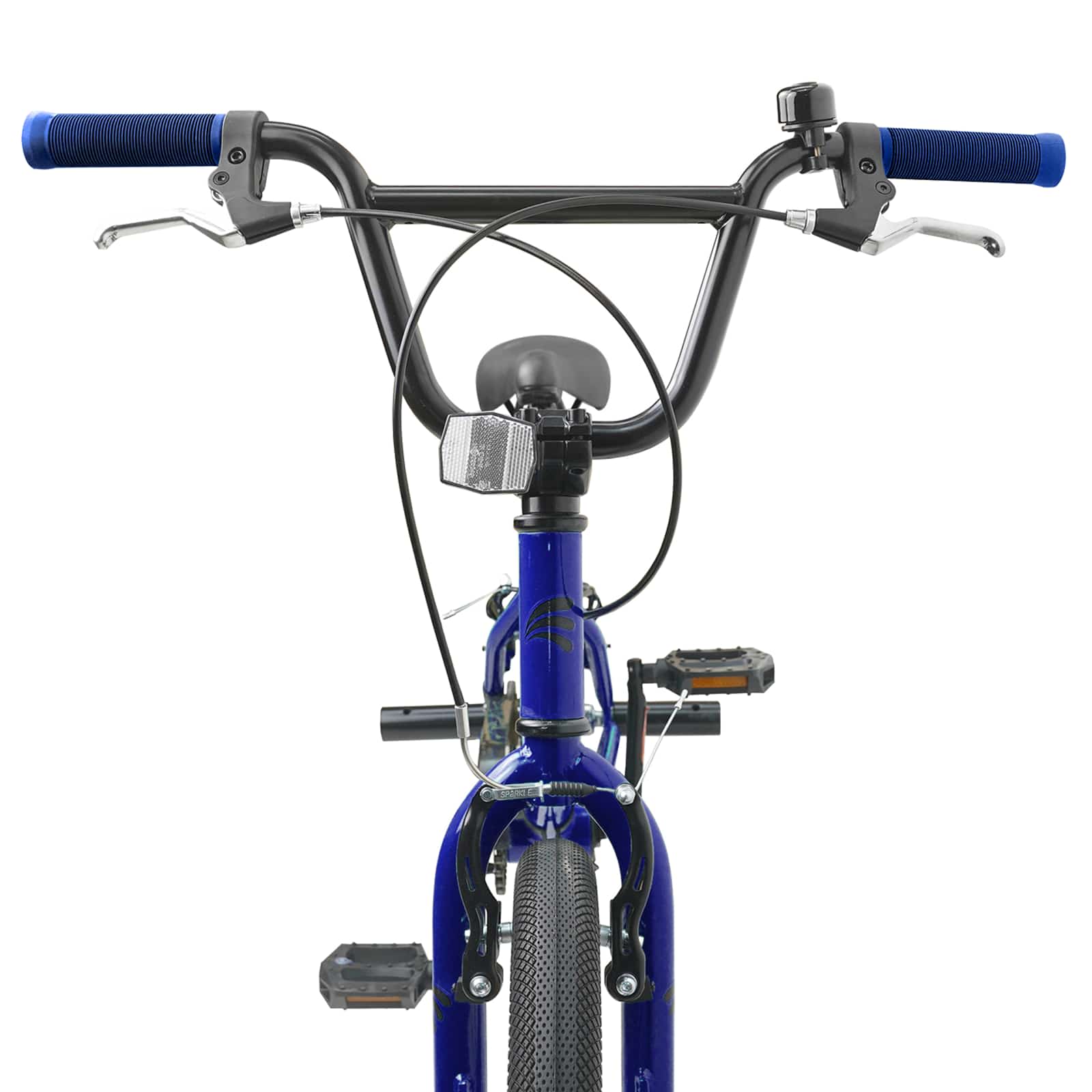 vidaXL BMX Rad 18 Zoll für 7-10 Jahre alt Dunkelblau
