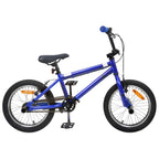 vidaXL BMX Rad 18 Zoll für 7-10 Jahre alt Dunkelblau