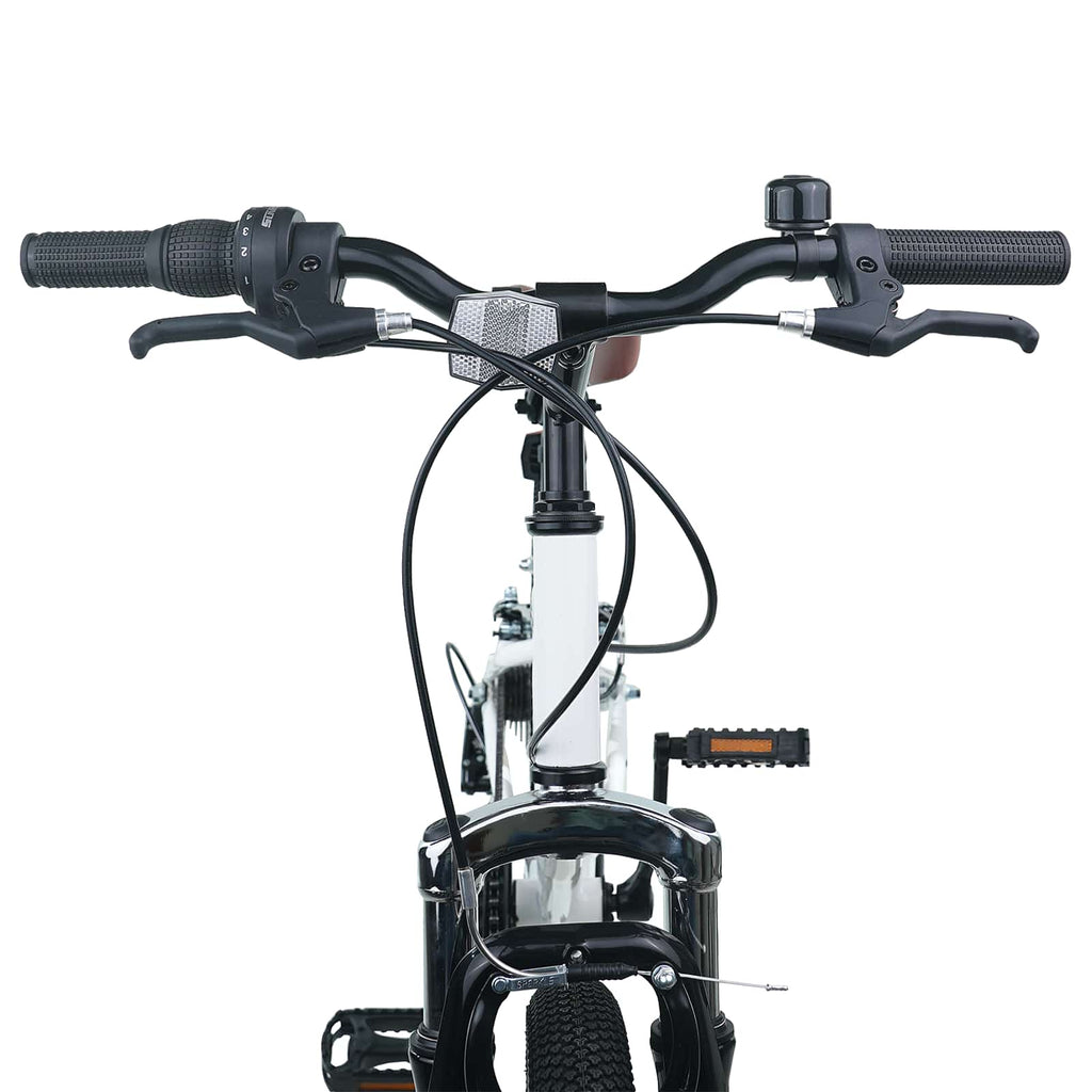 vidaXL Mountainbike 24 Zoll 6-Geschwindigkeit für 8-12 Jahre alt Weiß
