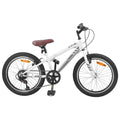 vidaXL Mountainbike 20 Zoll 6-Speed für 5-8 Jahre alt Weiß