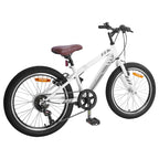 vidaXL Mountainbike 24 Zoll 6-Speed für 8-12 Jahre alt Weiß