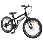 vidaXL Mountainbike 24 Zoll 6-Speed für 8-12 Jahre Schwarz