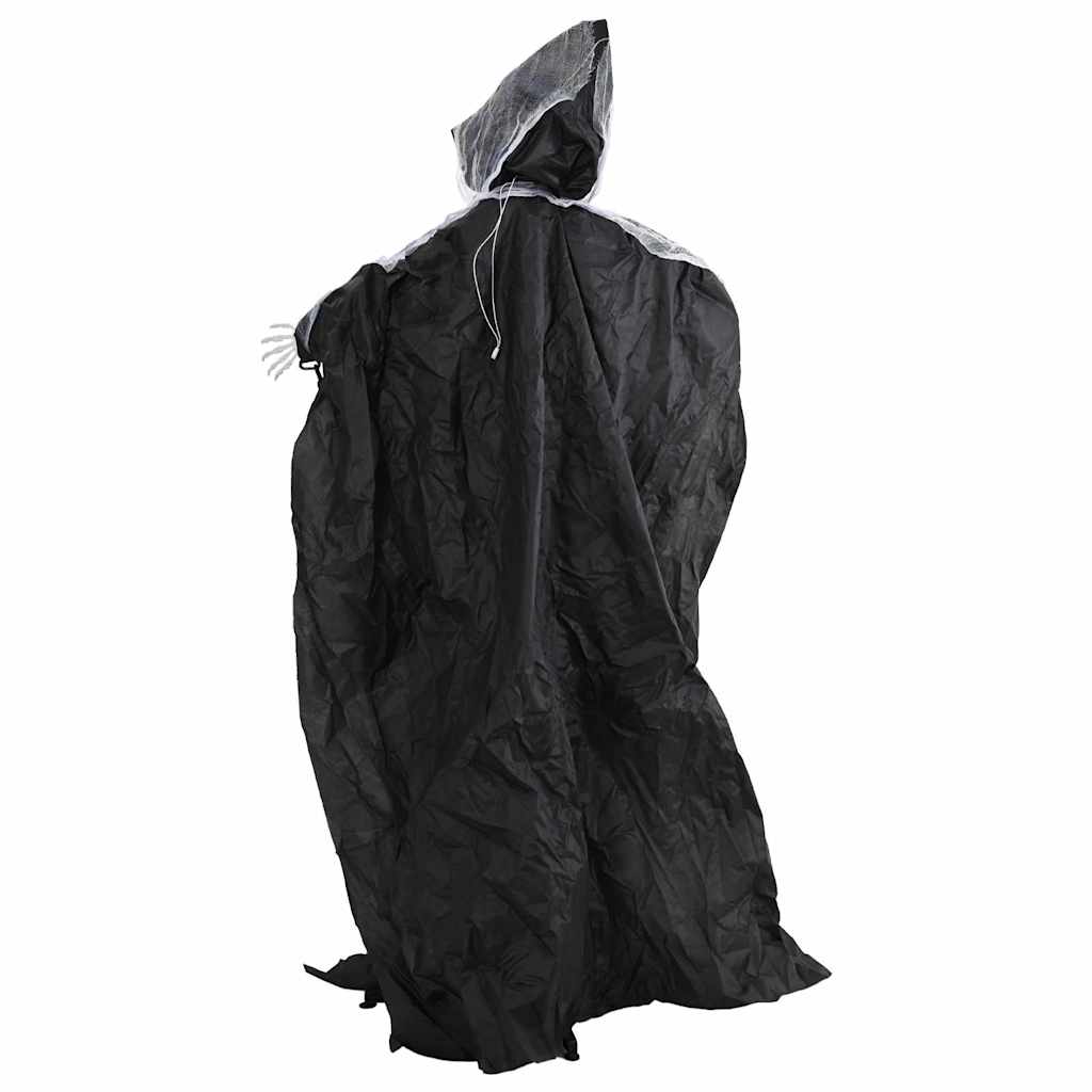 vidaXL Halloween Grim Reaper Schwarz 60 x 60 x 155 cm Polyester