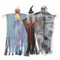 vidaXL Hängender Halloween Geist 3 pcs Mehrfarbig 61 x 97 cm Polyester