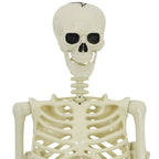 vidaXL Halloween Dekoskelett 2 pcs Weiß Polypropylen