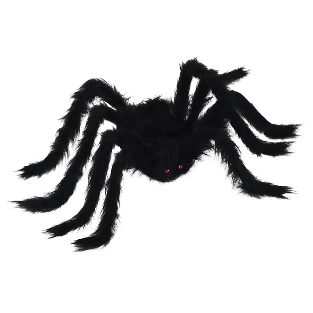 vidaXL Halloween Spinnen Dekoration 6 pcs Schwarz 75 cm