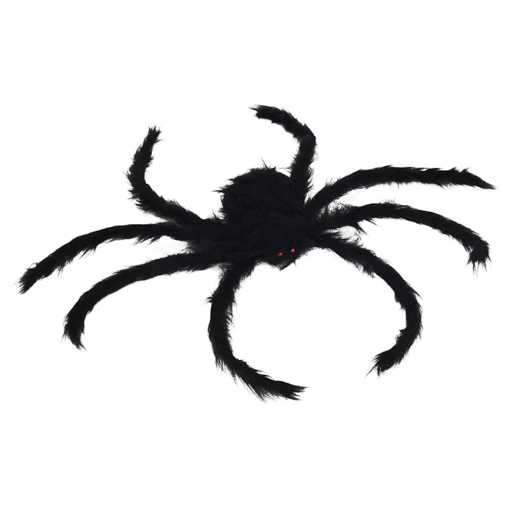 vidaXL Halloween Spinnen Dekoration 6 pcs Schwarz 75 cm