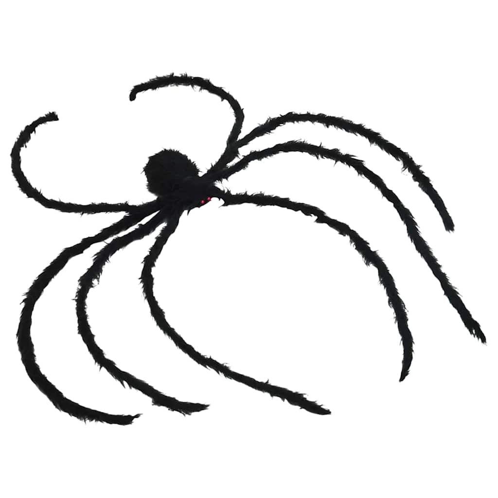 vidaXL Halloween-Spinnendekoration mit Netzen 2 pcs Schwarz und Weiß