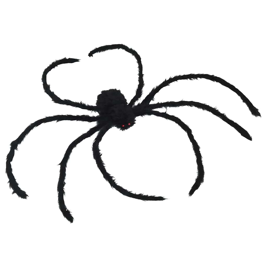 vidaXL Halloween-Spinnendekoration mit Netzen 4 pcs Schwarz und Weiß
