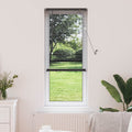 vidaXL Jalousie Silber Grau 150 x 40 cm 25 mm PVC