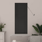 vidaXL Jalousie Silber Grau 150 x 40 cm 25 mm PVC
