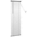vidaXL Jalousie Silber Grau 150 x 40 cm 25 mm PVC