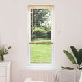 vidaXL Jalousie Hellbraun mit Muster 150 x 40 cm 25 mm PVC